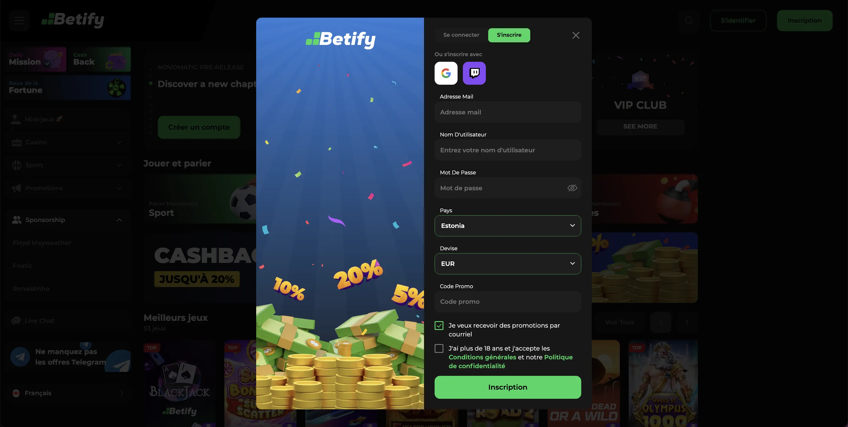 Betify France: créer et accéder à son compte rapidement — inscription et connexion Betify France: créer et accéder à son compte rapidement