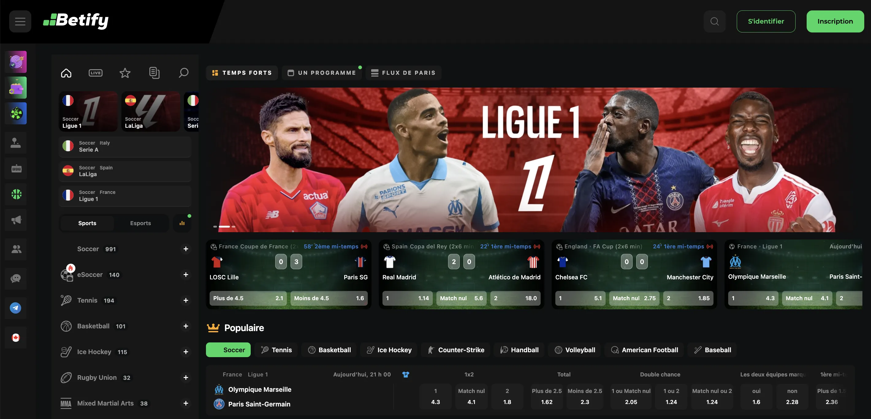 Paris sportifs Betify France – cotes compétitives et diversité des marchés Paris sportifs Betify France – cotes compétitives